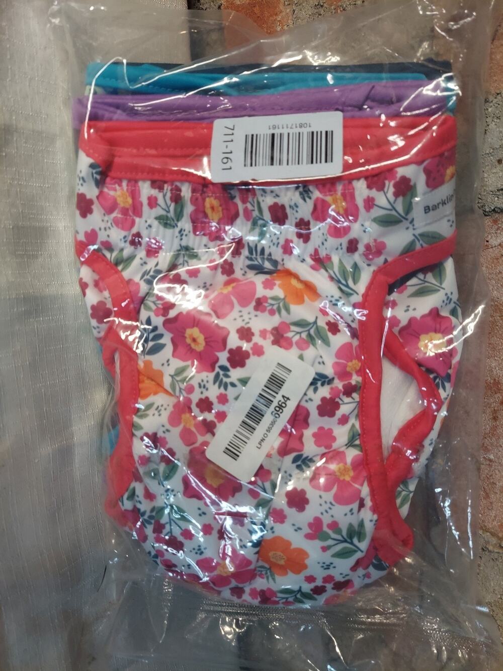 Barklincharm 5 Pack Reusable Diapers for Female Dog Size L Large Zelcro